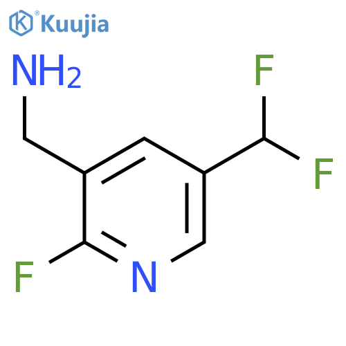 3-(Aminomethyl)-5-(difluoromethyl)-2-fluoropyridine structure