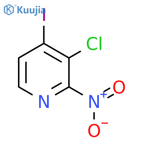 3-Chloro-4-iodo-2-nitropyridine structure
