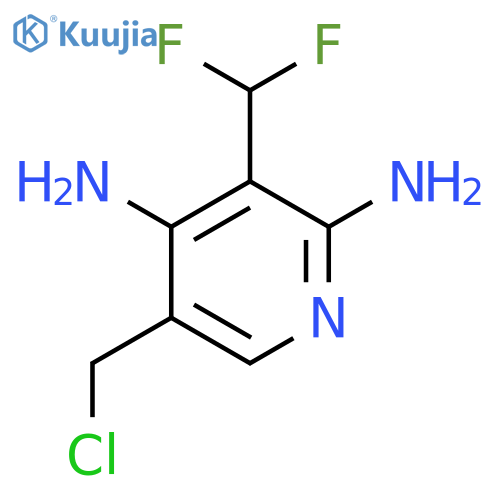 5-(Chloromethyl)-2,4-diamino-3-(difluoromethyl)pyridine structure