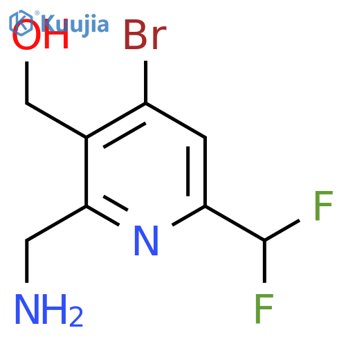 2-(Aminomethyl)-4-bromo-6-(difluoromethyl)pyridine-3-methanol structure