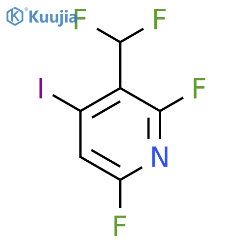 2,6-Difluoro-3-(difluoromethyl)-4-iodopyridine structure