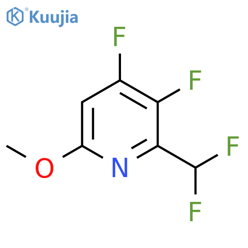 3,4-Difluoro-2-(difluoromethyl)-6-methoxypyridine structure