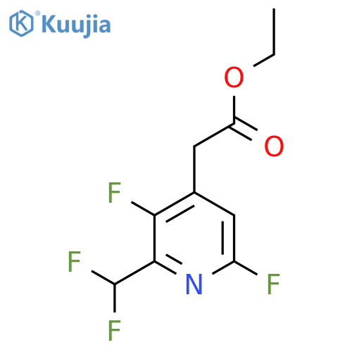 Ethyl 3,6-difluoro-2-(difluoromethyl)pyridine-4-acetate structure