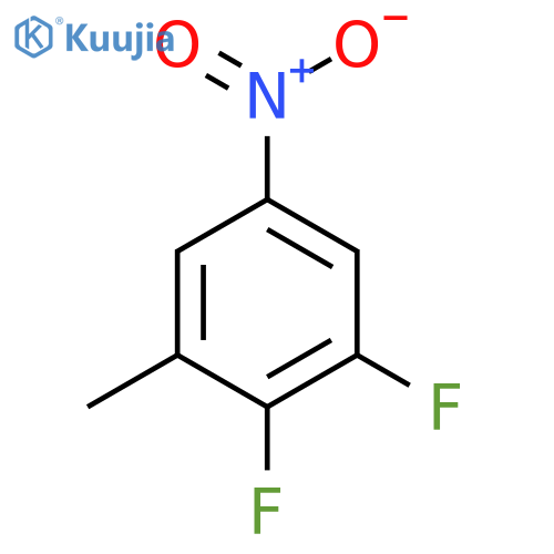 1,2-Difluoro-3-methyl-5-nitrobenzene structure