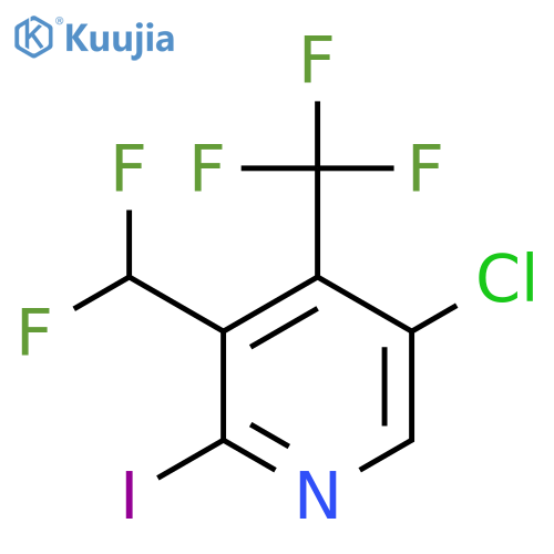 5-Chloro-3-(difluoromethyl)-2-iodo-4-(trifluoromethyl)pyridine structure