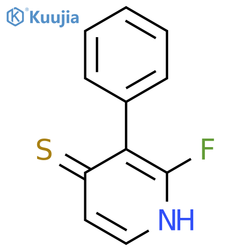 2-Fluoro-4-mercapto-3-phenylpyridine structure