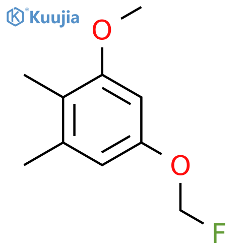 2,3-Dimethyl-5-(fluoromethoxy)anisole structure