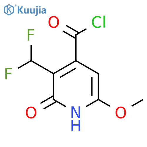 3-(Difluoromethyl)-2-hydroxy-6-methoxypyridine-4-carbonyl chloride structure