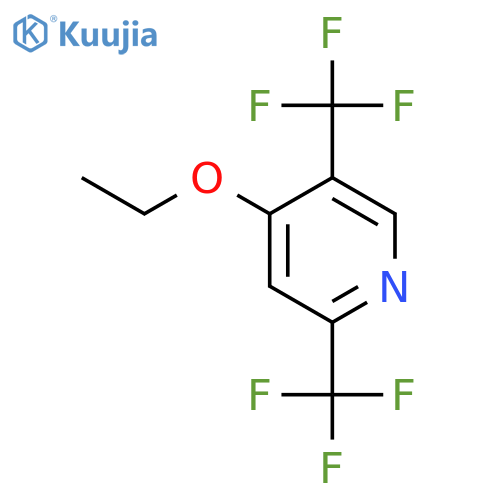 2,5-Bis(trifluoromethyl)-4-ethoxypyridine structure