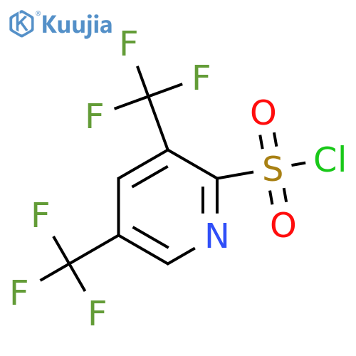 3,5-Bis(trifluoromethyl)pyridine-2-sulfonyl chloride structure