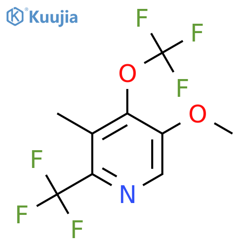 5-Methoxy-3-methyl-4-(trifluoromethoxy)-2-(trifluoromethyl)pyridine structure