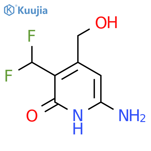 6-Amino-3-(difluoromethyl)-2-hydroxypyridine-4-methanol structure