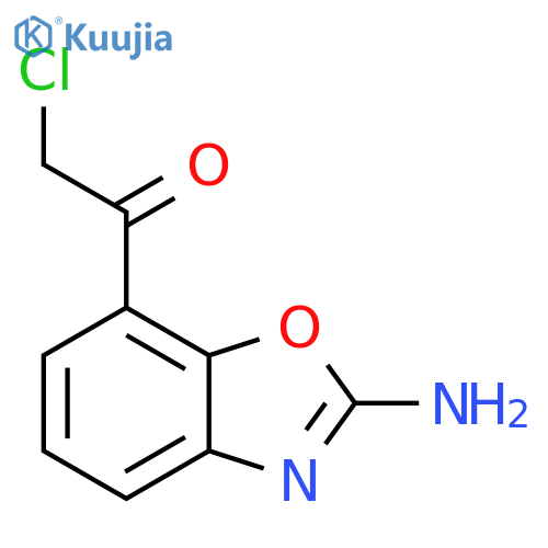 2-Amino-7-(2-chloroacetyl)benzo[d]oxazole structure