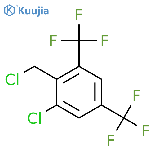 2,4-Bis(trifluoromethyl)-6-chlorobenzyl chloride structure