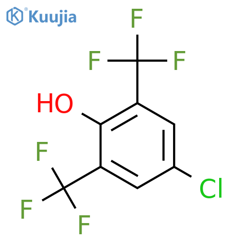 2,6-Bis(trifluoromethyl)-4-chlorophenol structure