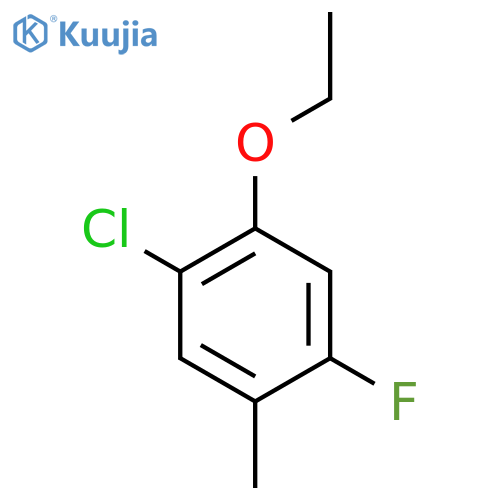 1-Chloro-2-ethoxy-4-fluoro-5-methylbenzene structure