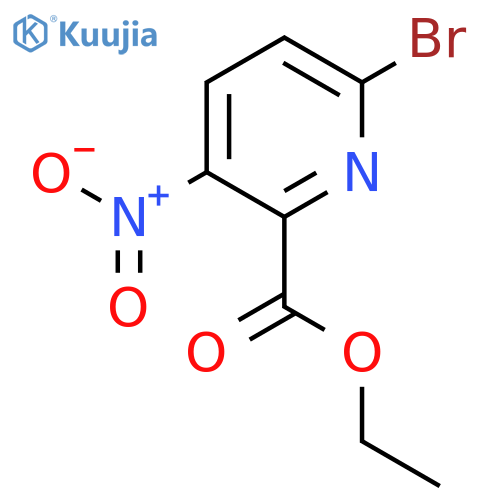 Ethyl 6-bromo-3-nitropicolinate structure