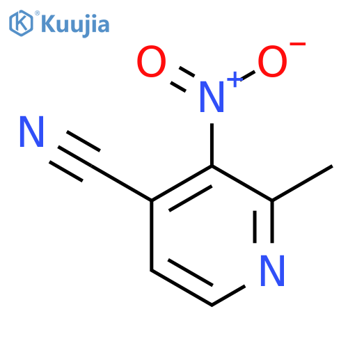2-Methyl-3-nitroisonicotinonitrile structure