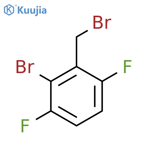 2-Bromo-3,6-difluorobenzyl bromide structure