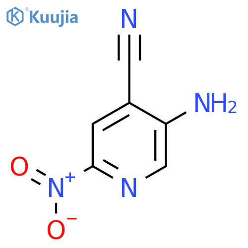 5-Amino-2-nitroisonicotinonitrile structure