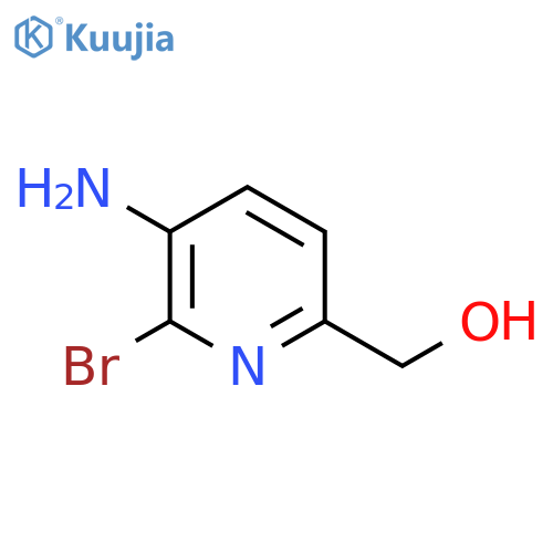 3-Amino-2-bromopyridine-6-methanol structure