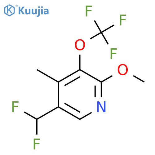 5-(Difluoromethyl)-2-methoxy-4-methyl-3-(trifluoromethoxy)pyridine structure