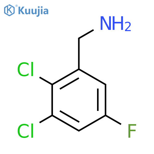 2,3-Dichloro-5-fluorobenzylamine structure