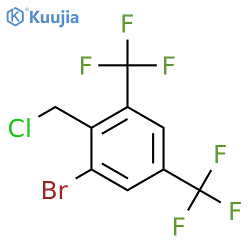 2,4-Bis(trifluoromethyl)-6-bromobenzyl chloride structure