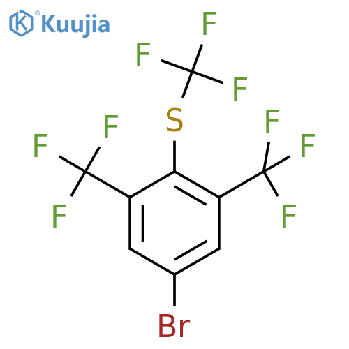 2,6-Bis(trifluoromethyl)-4-bromo(trifluoromethylthio)benzene structure