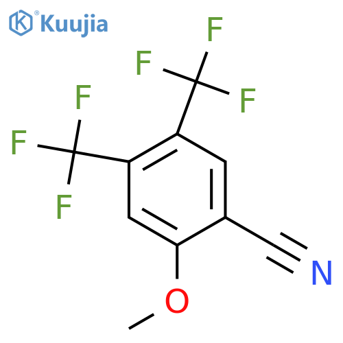 4,5-Bis(trifluoromethyl)-2-cyanoanisole structure