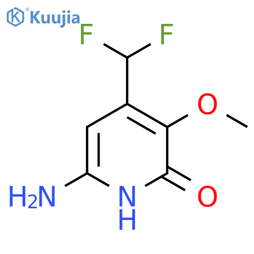 6-Amino-4-(difluoromethyl)-2-hydroxy-3-methoxypyridine structure