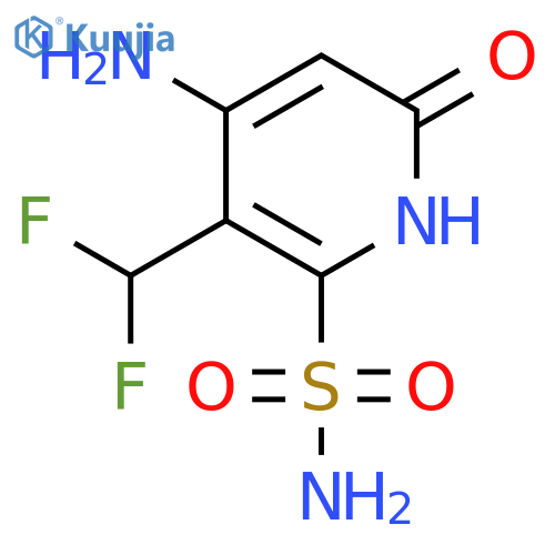 4-Amino-3-(difluoromethyl)-6-hydroxypyridine-2-sulfonamide structure