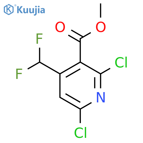 Methyl 2,6-dichloro-4-(difluoromethyl)pyridine-3-carboxylate structure