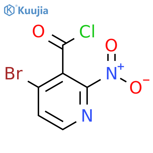 4-Bromo-2-nitropyridine-3-carbonyl chloride structure