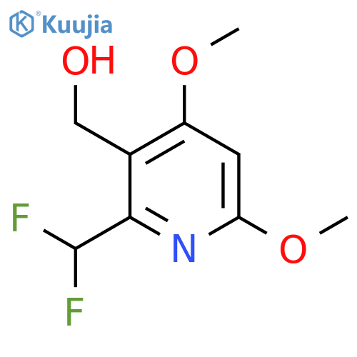 2-(Difluoromethyl)-4,6-dimethoxypyridine-3-methanol structure