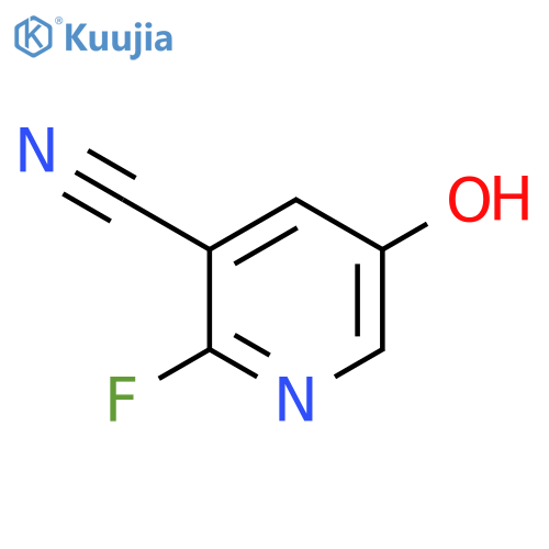 2-Fluoro-5-hydroxynicotinonitrile structure