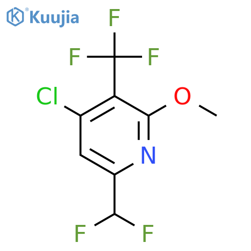 4-Chloro-6-(difluoromethyl)-2-methoxy-3-(trifluoromethyl)pyridine structure