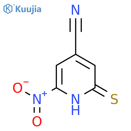 2-Mercapto-6-nitroisonicotinonitrile structure