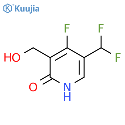 5-(Difluoromethyl)-4-fluoro-2-hydroxypyridine-3-methanol structure