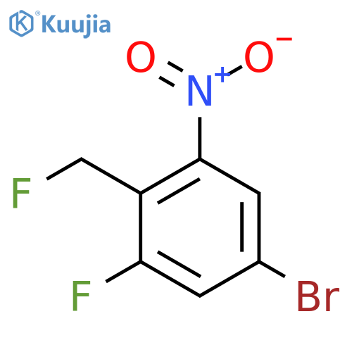 1-Bromo-3-fluoro-4-fluoromethyl-5-nitrobenzene structure