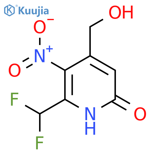 2-(Difluoromethyl)-6-hydroxy-3-nitropyridine-4-methanol structure