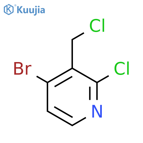 4-Bromo-2-chloro-3-(chloromethyl)pyridine structure