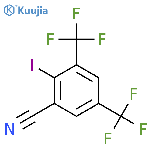 3,5-Bis(trifluoromethyl)-2-iodobenzonitrile structure