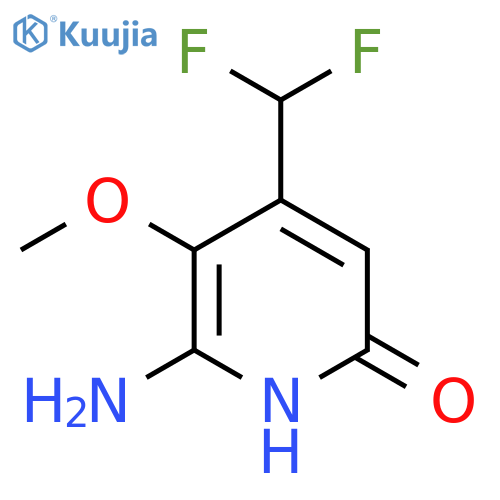 2-Amino-4-(difluoromethyl)-6-hydroxy-3-methoxypyridine structure