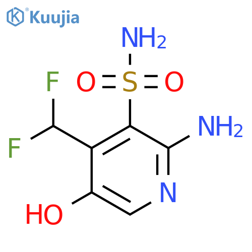 2-Amino-4-(difluoromethyl)-5-hydroxypyridine-3-sulfonamide structure