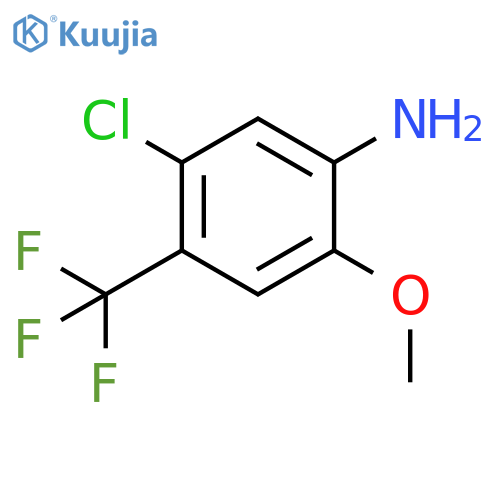 5-chloro-2-methoxy-4-(trifluoromethyl)aniline structure