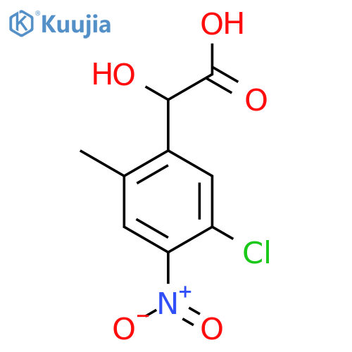 5-Chloro-2-methyl-4-nitromandelic acid structure