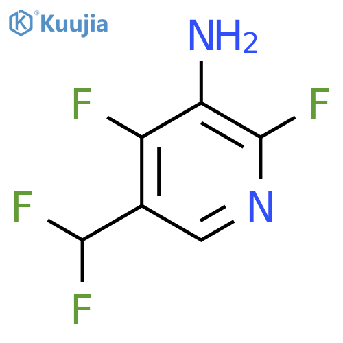 3-Amino-2,4-difluoro-5-(difluoromethyl)pyridine structure