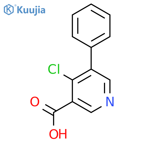 4-Chloro-5-phenylnicotinic acid structure