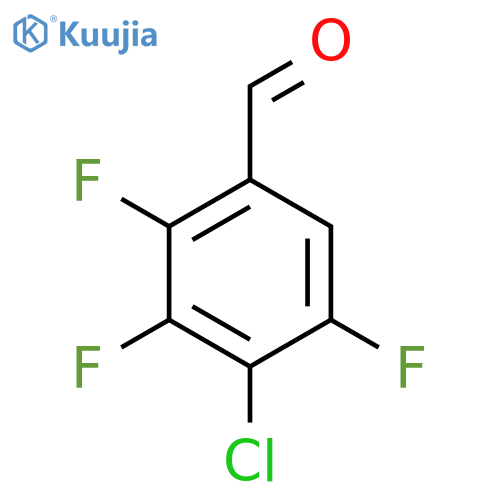 4-Chloro-2,3,5-trifluorobenzaldehyde structure